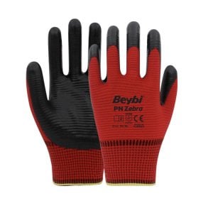 Beybi PN3 Zebra Ekonomik Nitril İş Eldiveni