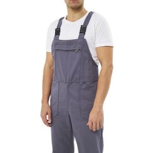 16/12 Gabardin Yazlık Bahçıvan İşçi Tulumu Gri