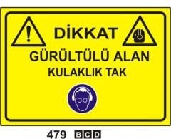 Gürültülü Alan Kulaklık Tak