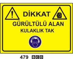 Gürültülü Alan Kulaklık Tak