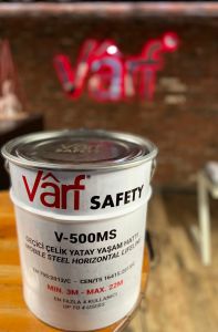 Varf Safety V-500MS Yatay Yaşam Hattı | Geçici Çelik Yaşam Hattı EN795 | 4 Kişilik Güvenlik Hattı