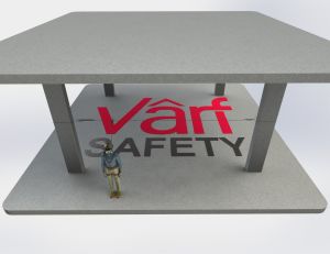 Varf Safety V-500MS Yatay Yaşam Hattı | Geçici Çelik Yaşam Hattı EN795 | 4 Kişilik Güvenlik Hattı