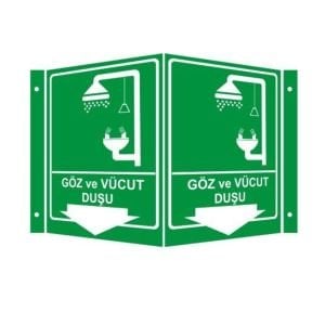 Göz ve Vücut Duşu Panoramik Levha (35x56cm)