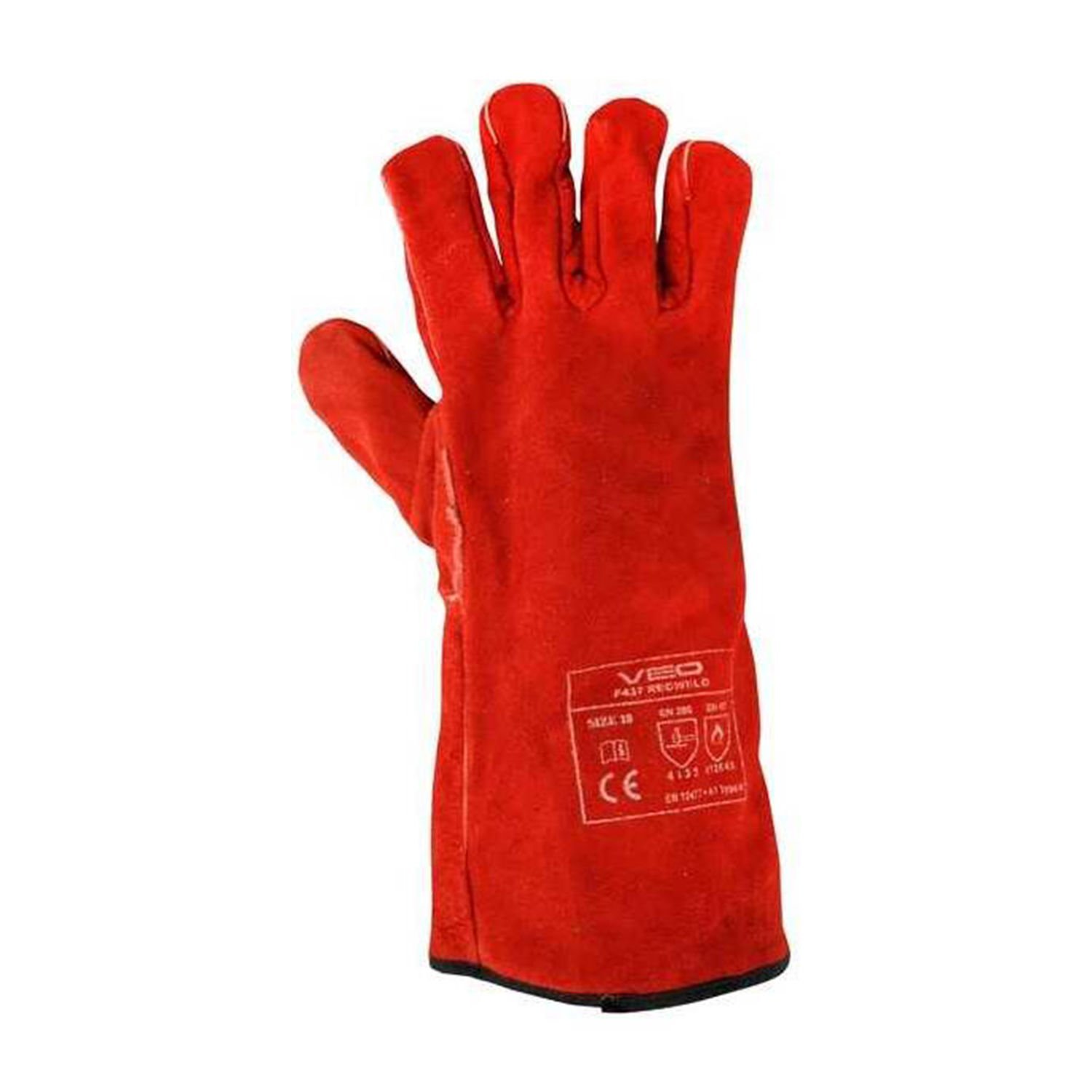 Veo F437 Redweld Isıya Dayanıklı Kaynakçı Eldiveni