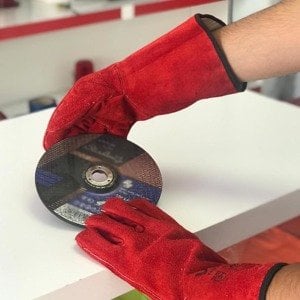 Veo F437 Redweld Isıya Dayanıklı Kaynakçı Eldiveni | Kırmızı Kaynakçı Eldiveni