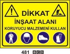 İnşaat Alanı Koruyucu Malzemeni Kullan
