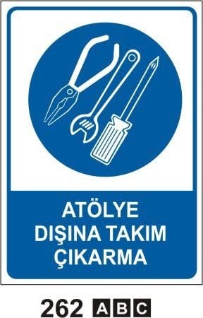Atölye Dışına Takım Çıkarma Levhası