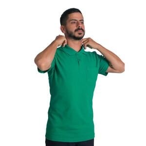 Buriş CoolFit Polo Yaka Tişört Yeşil