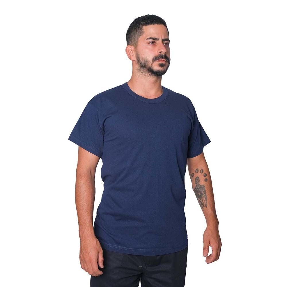 0 Yaka Tişört Penye Lacivert | Yazlık Bisiklet Yaka İş Tişörtü | Yazlık İş Tişörtü