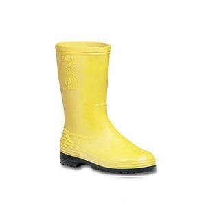 Palalı 103 Pvc Merdane Kısa Sarı Çizme
