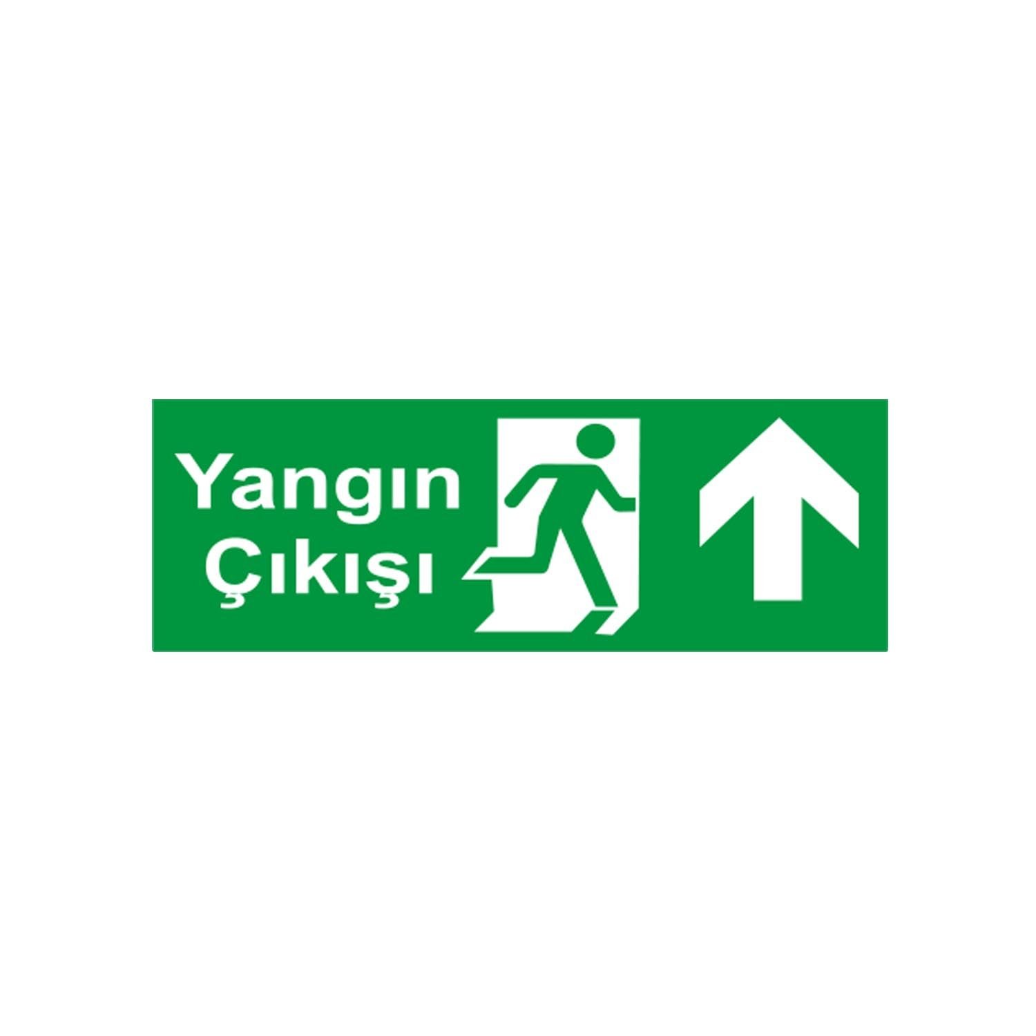 Yangın Çıkışı Yukarı Ok