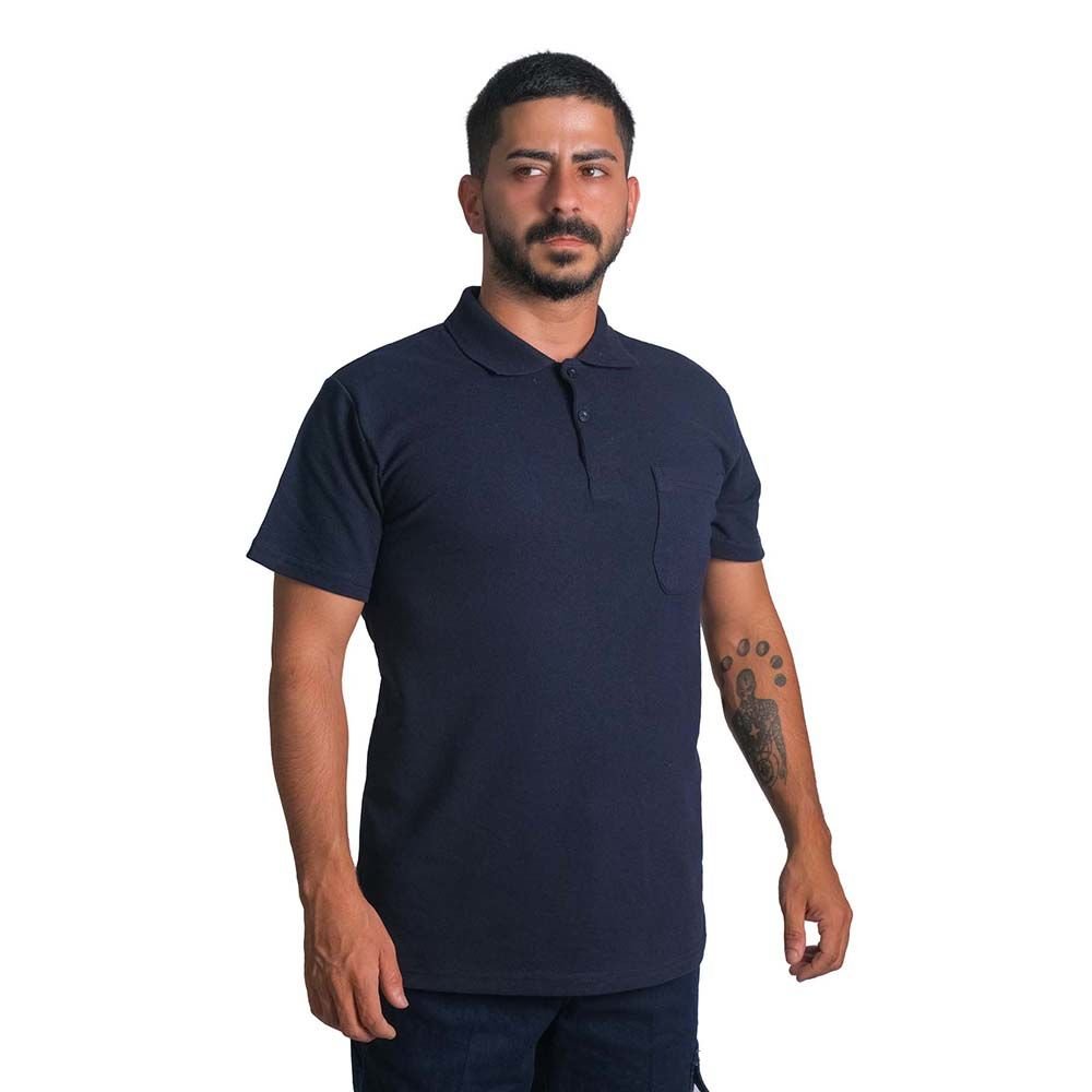 Buriş CoolFit Polo Yaka Tişört Lacivert