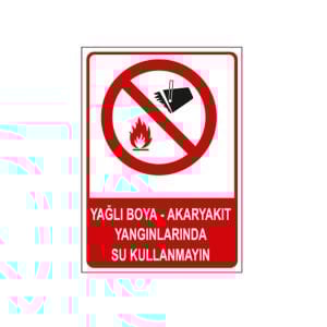 Yağlı Boya Elektrik Yangınlarında Su Kullanma