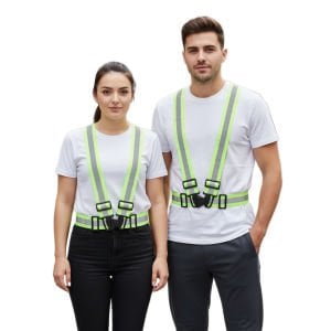 Yüksek Görünümlü Şerit Askı - Düz Kumaş | Reflektörlü Şerit Askı