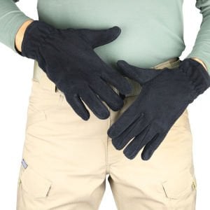 Buriş Polar Eldiven Siyah Erkek