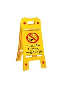 Sigara İçmek Yasaktır Portatif Ayaklı Levha