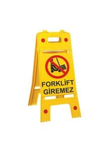 Forklift Giremez Portatif Ayaklı Levha