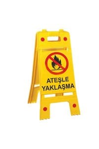 Ateşle Yaklaşma Portatif Ayaklı Levha