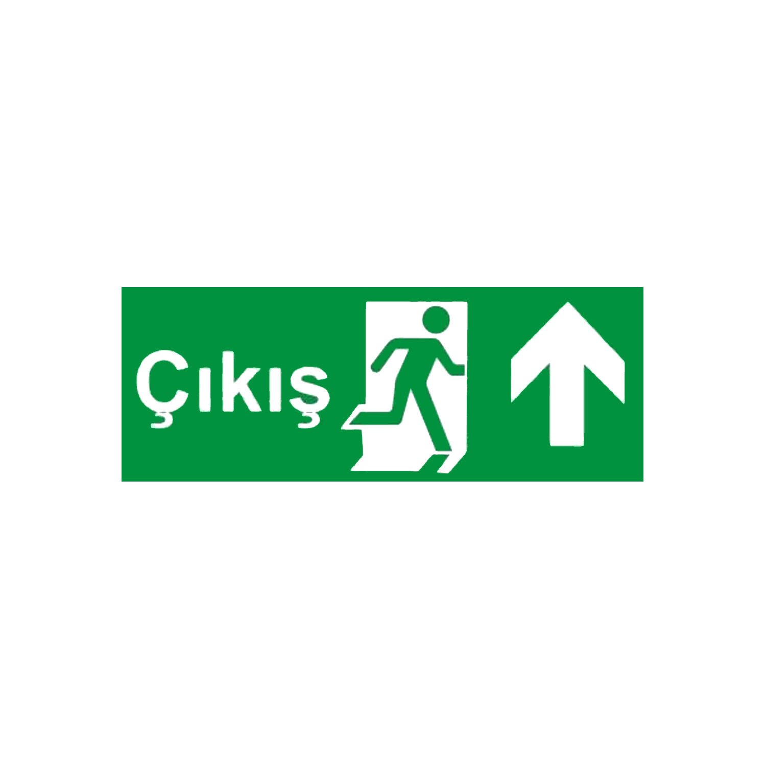 Yukarı Yönlü Fotolümenli Çıkış Levhası