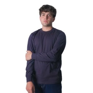 0 Yaka Sweatshirt 3 İplik