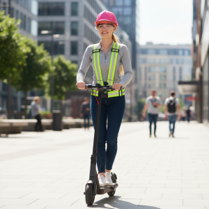 Buriş Scooter ve Bisiklet Sürüş Seti | Reflektörlü Sürüş Güvenlik Seti