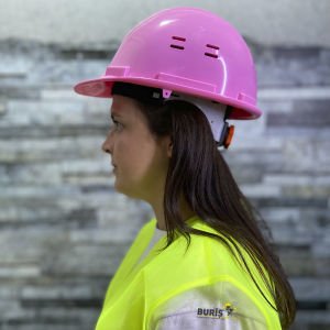Essafe GE‑1537 Kadınlara Özel Pembe Koruyucu Baret | İş Güvenliği Bareti