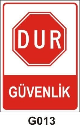 Güvenlik Levhası