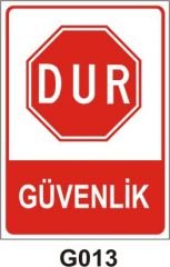 Güvenlik Levhası