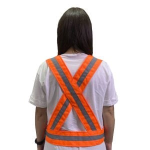 Yüksek Görünümlü Şerit Askı Turuncu (Cırtlı Model)