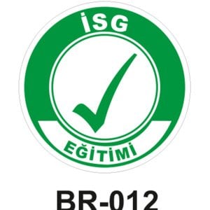 İsg Eğitimi - Baret Sticker Etiketi 20'li Paket