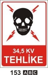34,5 KV Tehlike
