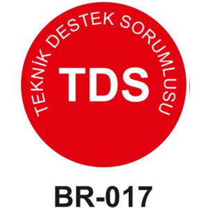Teknik Destek Sorumlusu - Baret Sticker Etiketi 20'li Paket