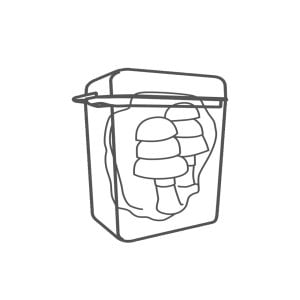 Delta Plus CONICFIR050 İpli Kutulu Kulak Tıkacı | Çam Tipi Kulak Tıkacı