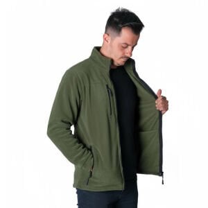 Kışlık Polar Mont Haki 330 gr | İşçi Polar Mont Soğuk Dayanıklı