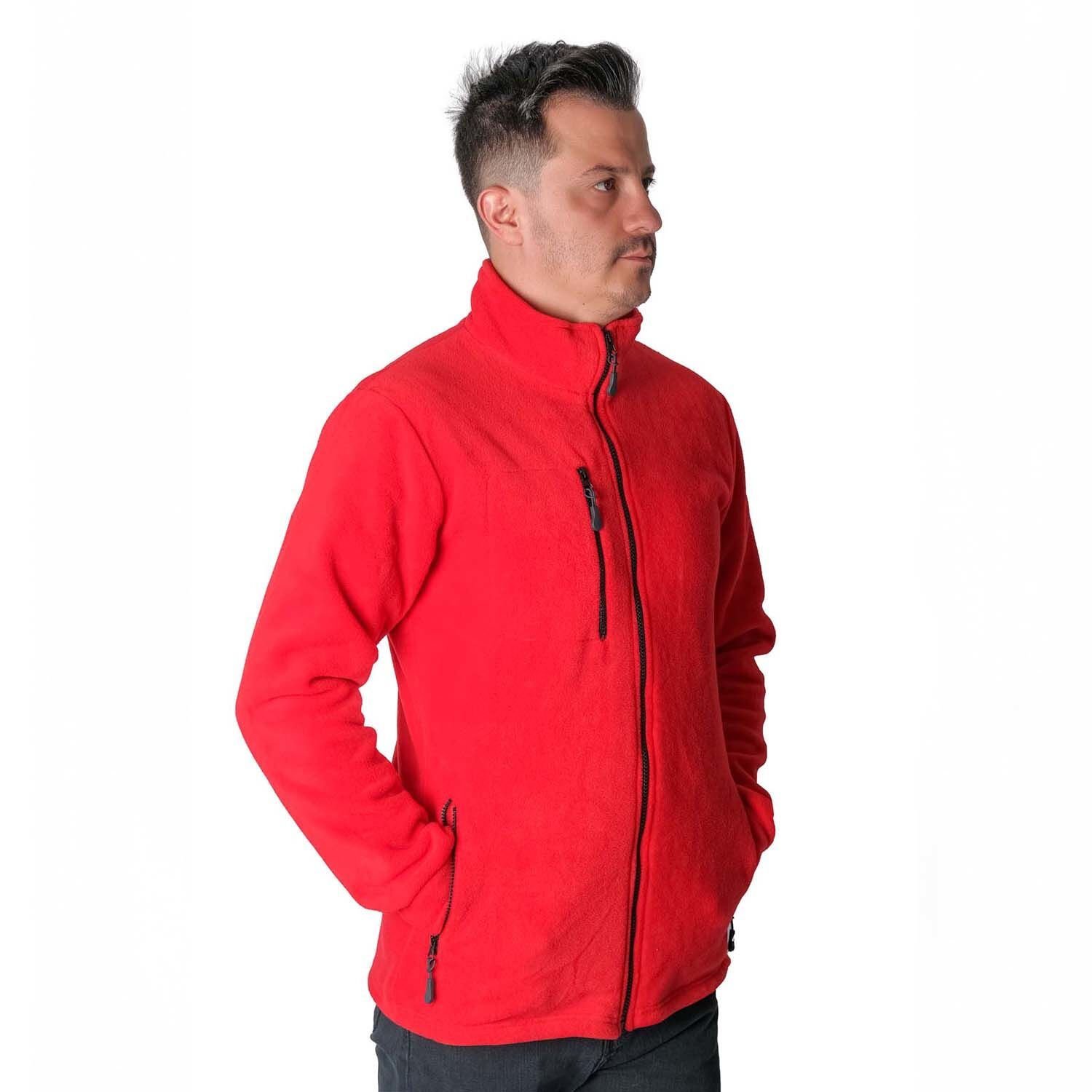 Kışlık Polar Mont Kırmızı 330 gr | İşçi Polar Mont Soğuk Dayanıklı