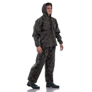 Balıkçı Takım Yağmurluk Kamuflaj Desen (Standart Beden)