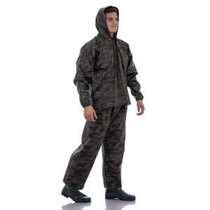 Kamuflaj Desen Yağmurluk | Balıkçı Kamuflaj Desenli Yağmurluk