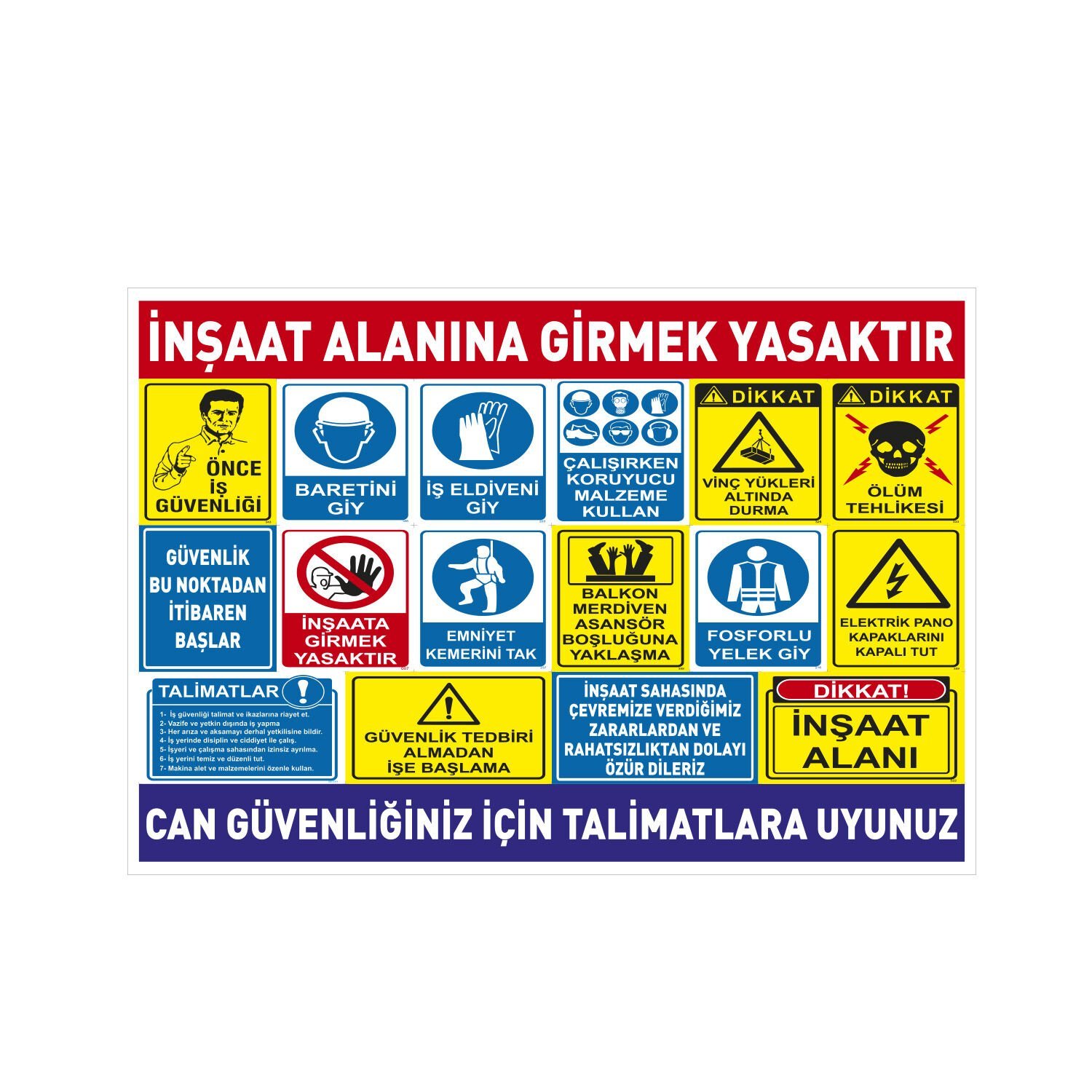 İnşaat Levha Seti 001 1 mm 70x100 cm Sac Levha