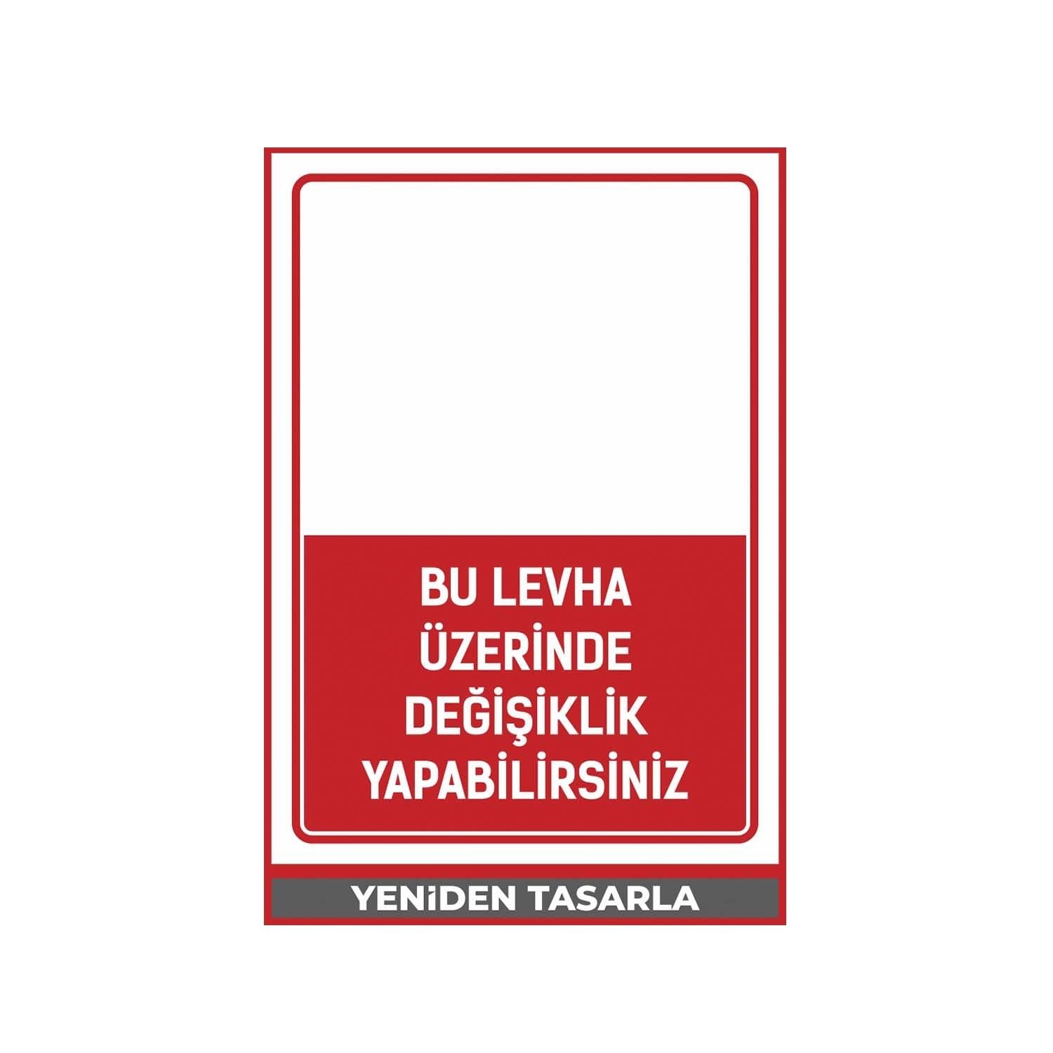 Kendin Tasarla - Kendi Levhanı Hazırla