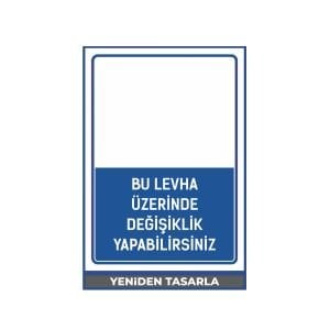 Kendin Tasarla - Kendi Levhanı Hazırla