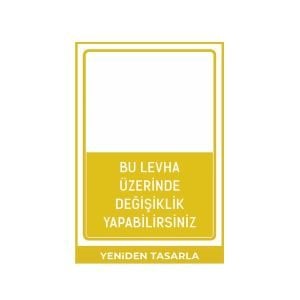 Yeniden Tasarla - Kendi Levhanı Hazırla