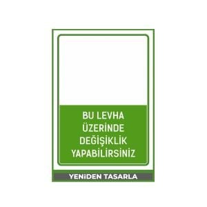 Yeniden Tasarla - Kendi Levhanı Hazırla