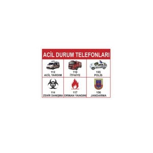 Acil Durum Telefonları Resimli