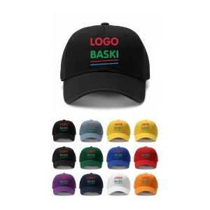 Firma Logo Baskılı Şapka 50 Adet Kırmızı - 50 Adet