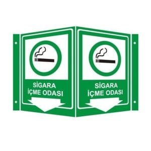 Sigara İçme Odası Panoramik Levha (35x56cm)