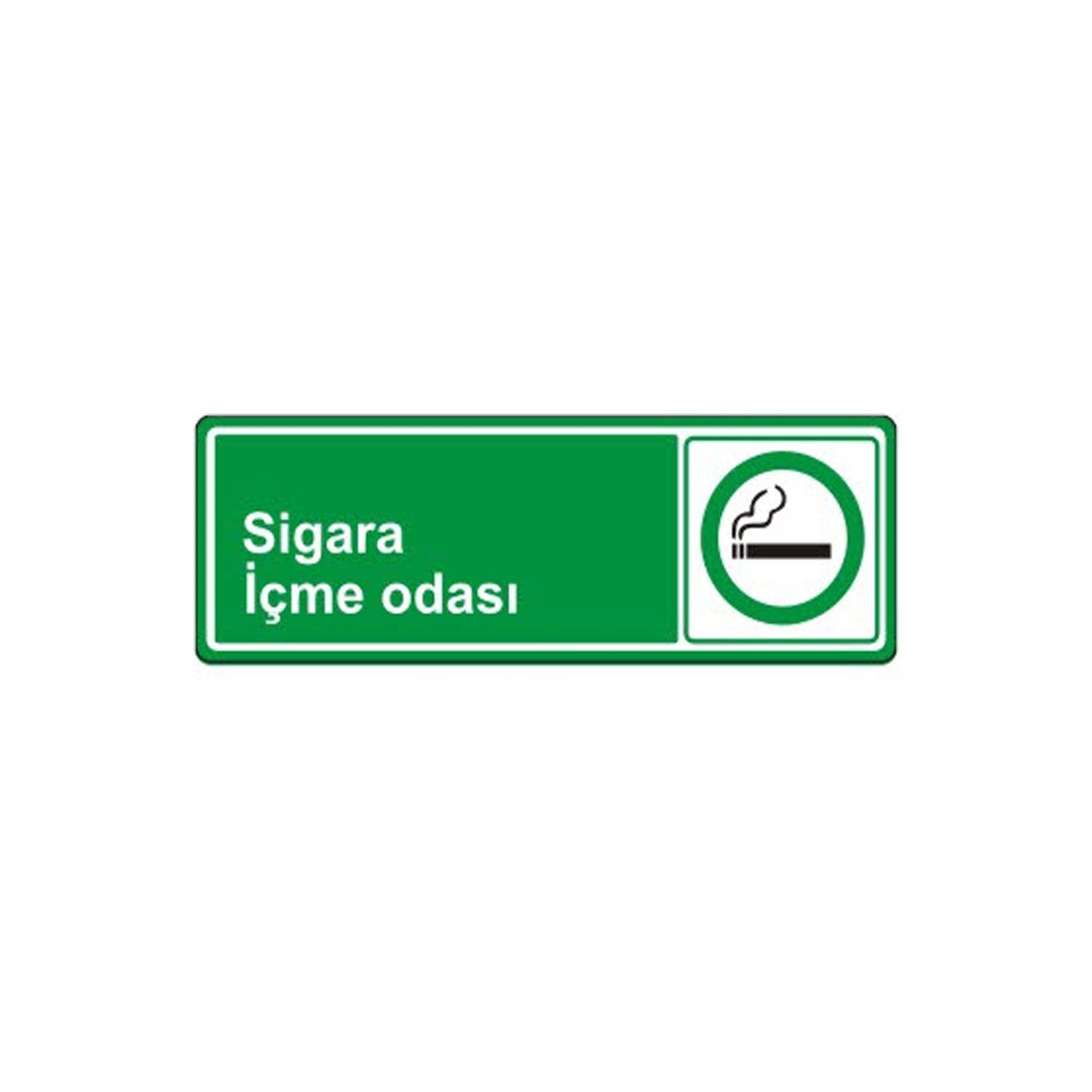 Sigara İçme Odası Levhası