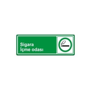 Sigara İçme Odası Levhası