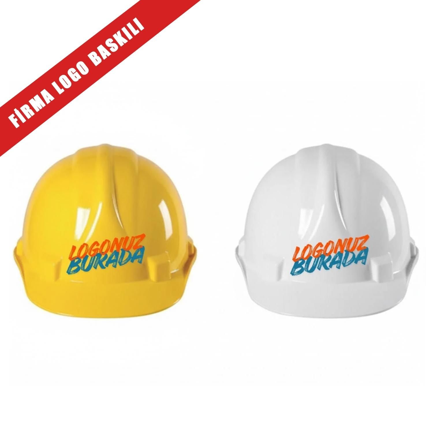 Firma Logolu İşçi Bareti 10'lu