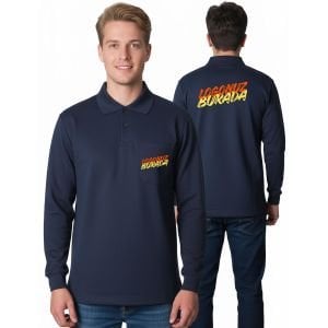 Polo Yaka Sweatshirt [Logo Baskılı] 25 Adet | Firma Logolu Sweatshirt