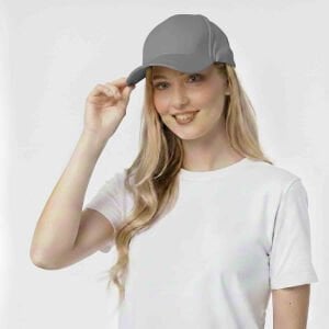 Buriş Yazlık Kep Şapka Gri Renk